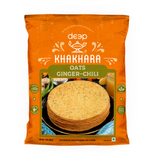 DEEP OATS GINGER CHILLI KHAKHRA 0.200KG X 32