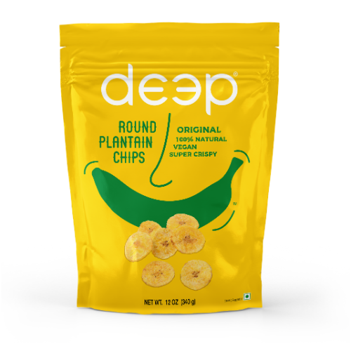 DEEP ROUND PLANTAIN CHIPS ORIGINAL 0.340KG X 15