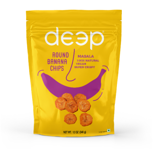 DEEP ROUND BANANA CHIPS MASALA 0.340KG X 15