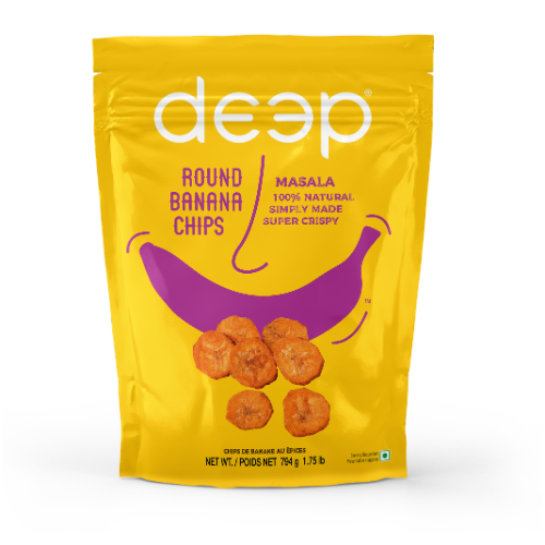 DEEP ROUND BANANA CHIPS MASALA LARGE 0.794KG X 8