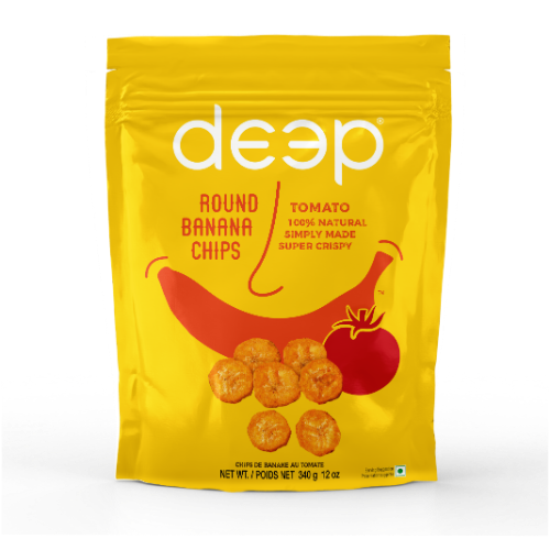 DEEP ROUND BANANA CHIPS TOMATO 0.340KG X 15