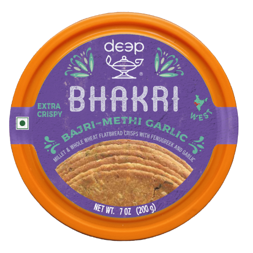 DEEP BAJRI METHI GARLIC BHAKHRI 0.200KG X 32