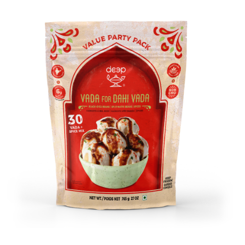 DEEP VADA FOR DAHI VADA (30PCS) 0.765KG X 8