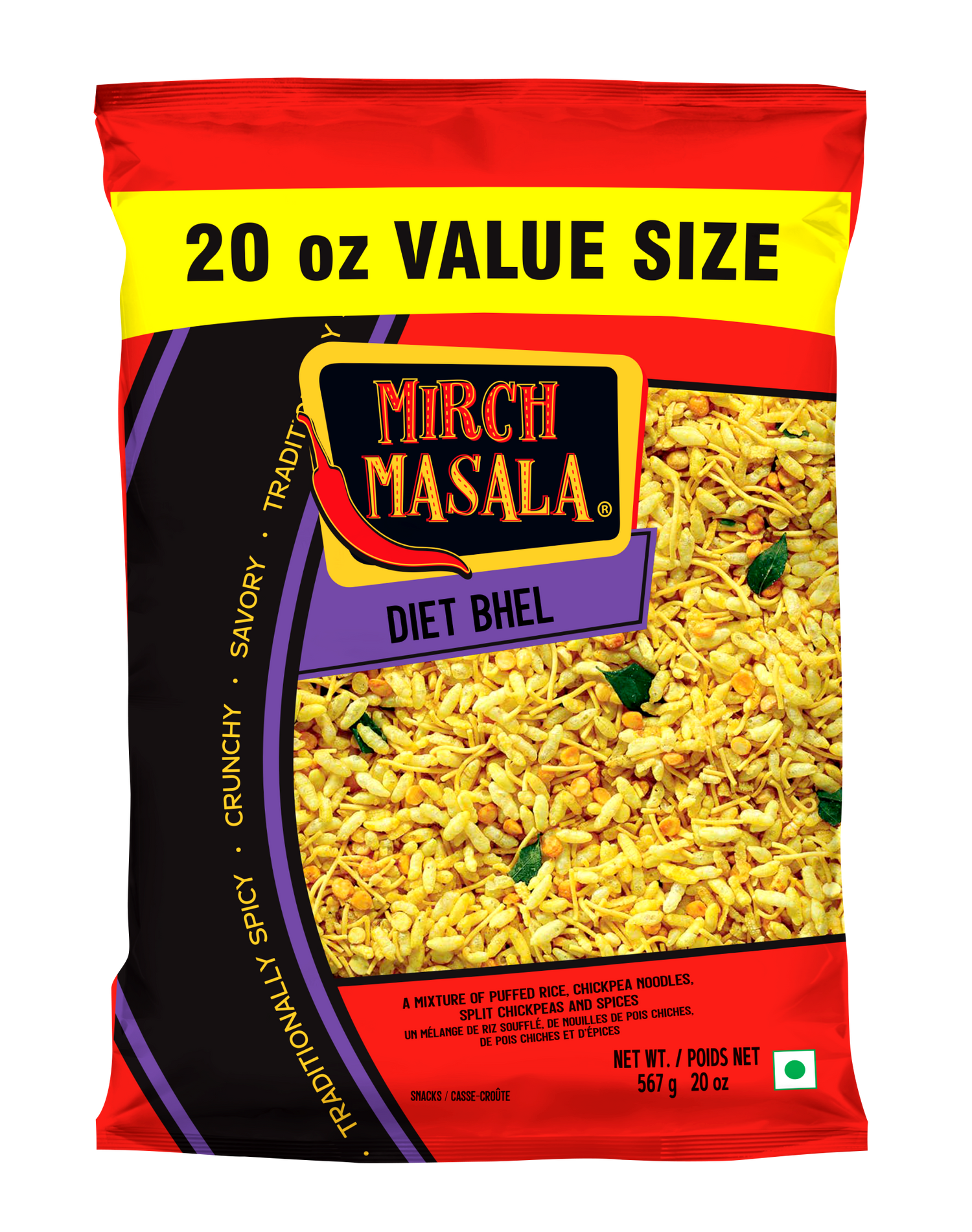 MIRCH MASALA DIET BHEL 0.567KG X 12