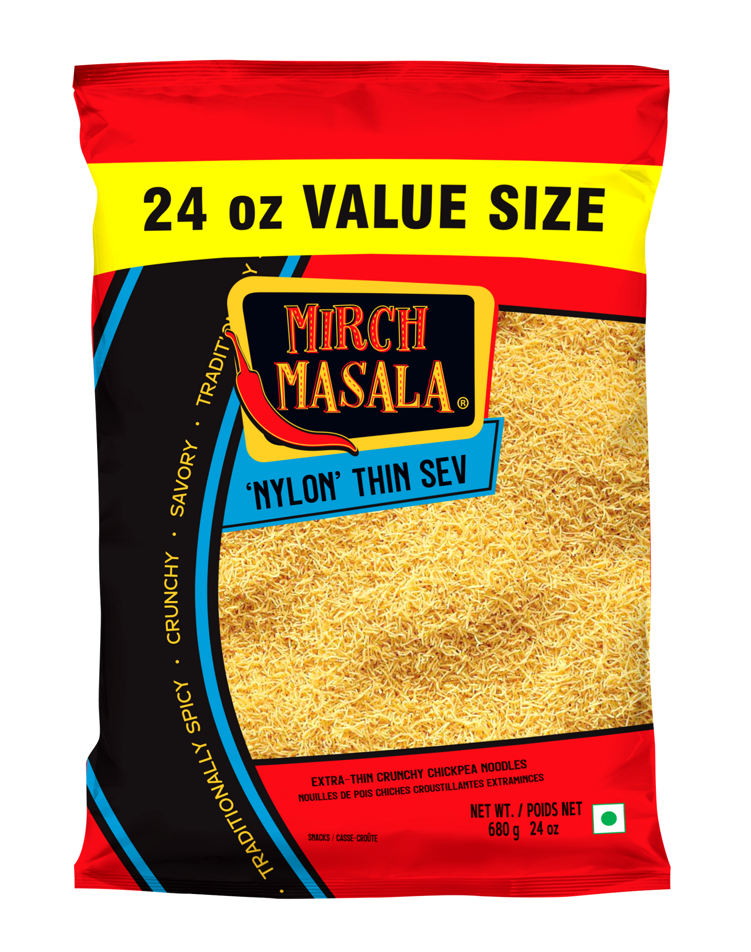 MIRCH MASALA NYLON THIN SEV 0.680KG X 12