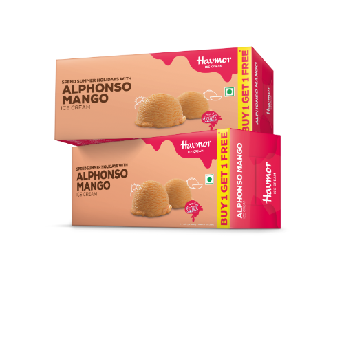 Havmor Alphonso Mango (1 + 1 Combo) 700ML X 44