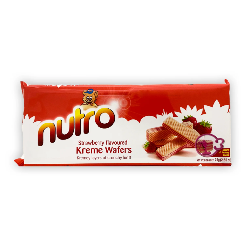 NUTRO WAFER STRAWBERRY 0.075KG X 24