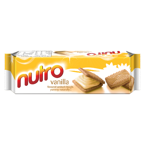 NUTRO CREAM BISCUITS VANILLA 0.450KG X 10