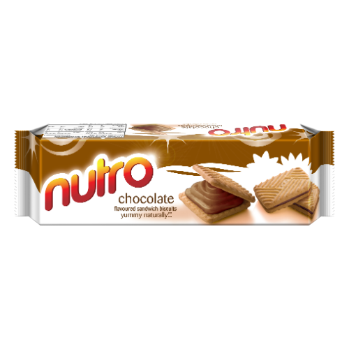 NUTRO CREAM BISCUITS CHOCOLATE 0.450KG X 10
