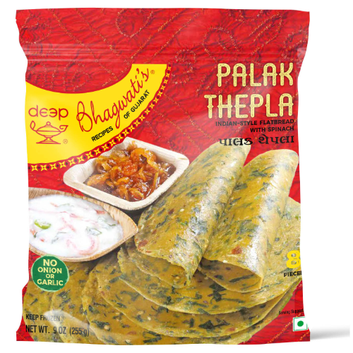 BHAGWATIS PALAK THEPLA 0.256KG X 24