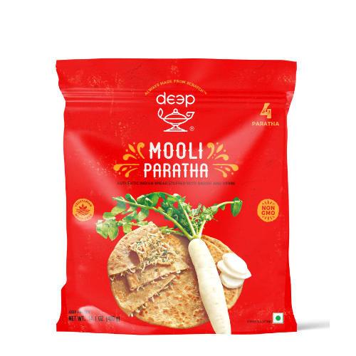 DEEP MOOLI PARATHA 0.400KG X 24