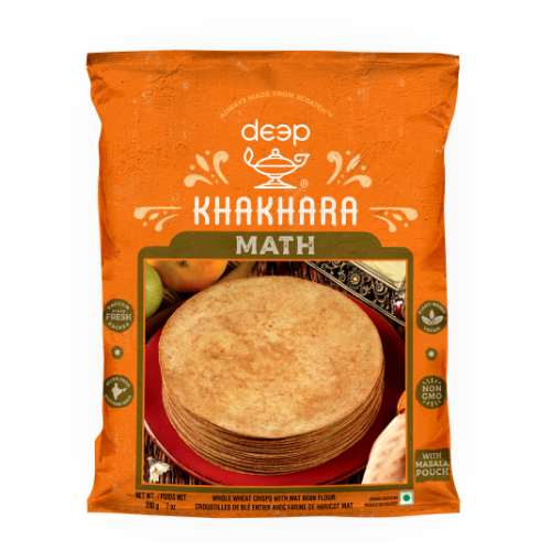 (00125) DEEP MATH NA KHAKHRA 0.180KG X 32