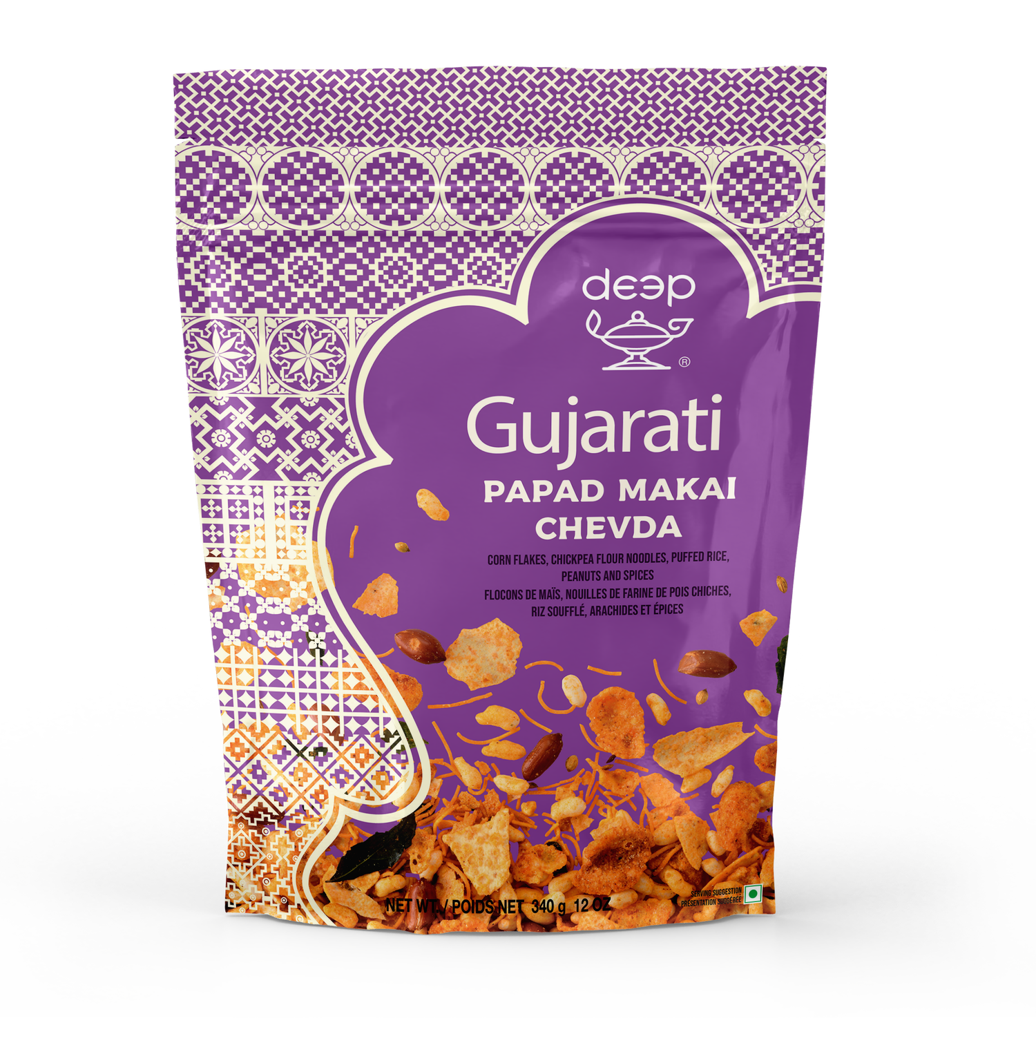 (DG6) DEEP GUJARATI MAKAI CHEVDA 0.340KG X15