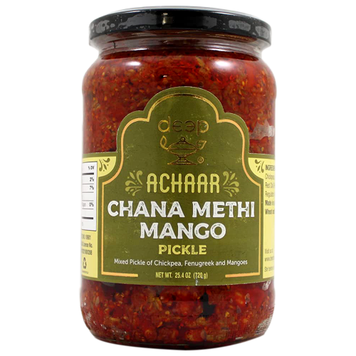 (P56) DEEP CHANA METHI PICKLE 0.720KG X 12 BOTTLE