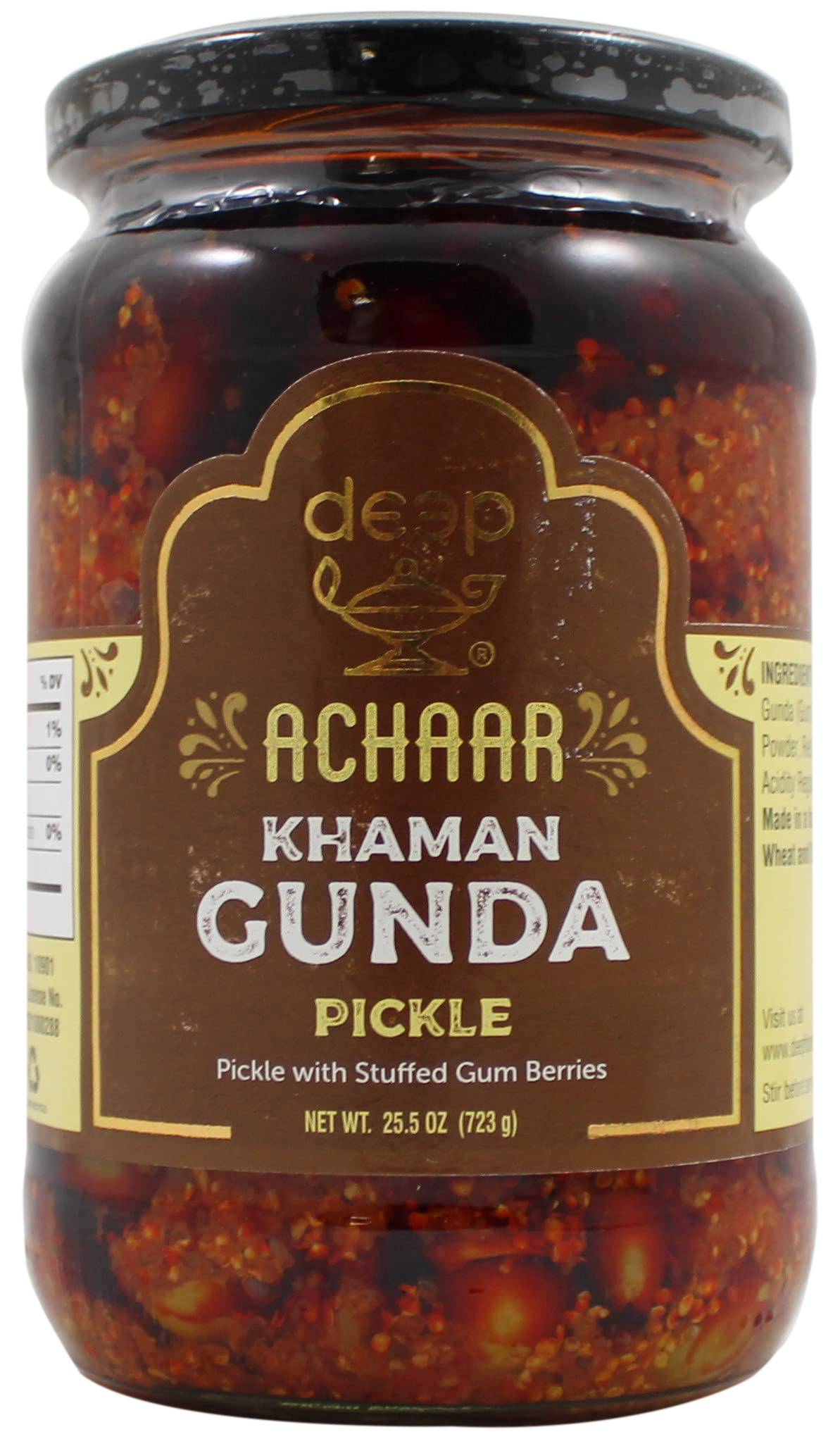 DEEP KHAMAN GUNDA PICKLE 0.283KG X 12