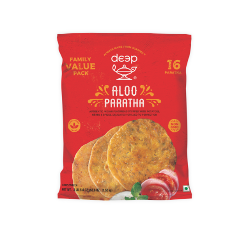 (BR39) FAMILY PACK ALOO PARATHA 1.520KG X 8