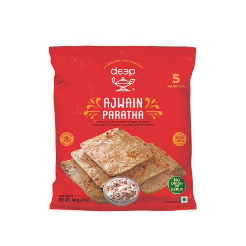 DEEP AJWAIN PARATHA 0.340KG X 24