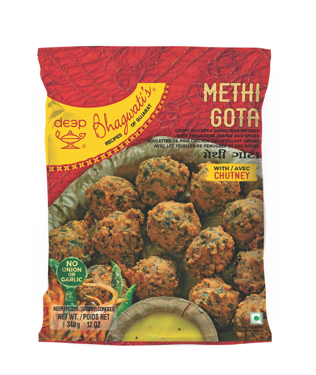 (BMG) BHAGWATIS METHI GOTA 0.340KG X 24