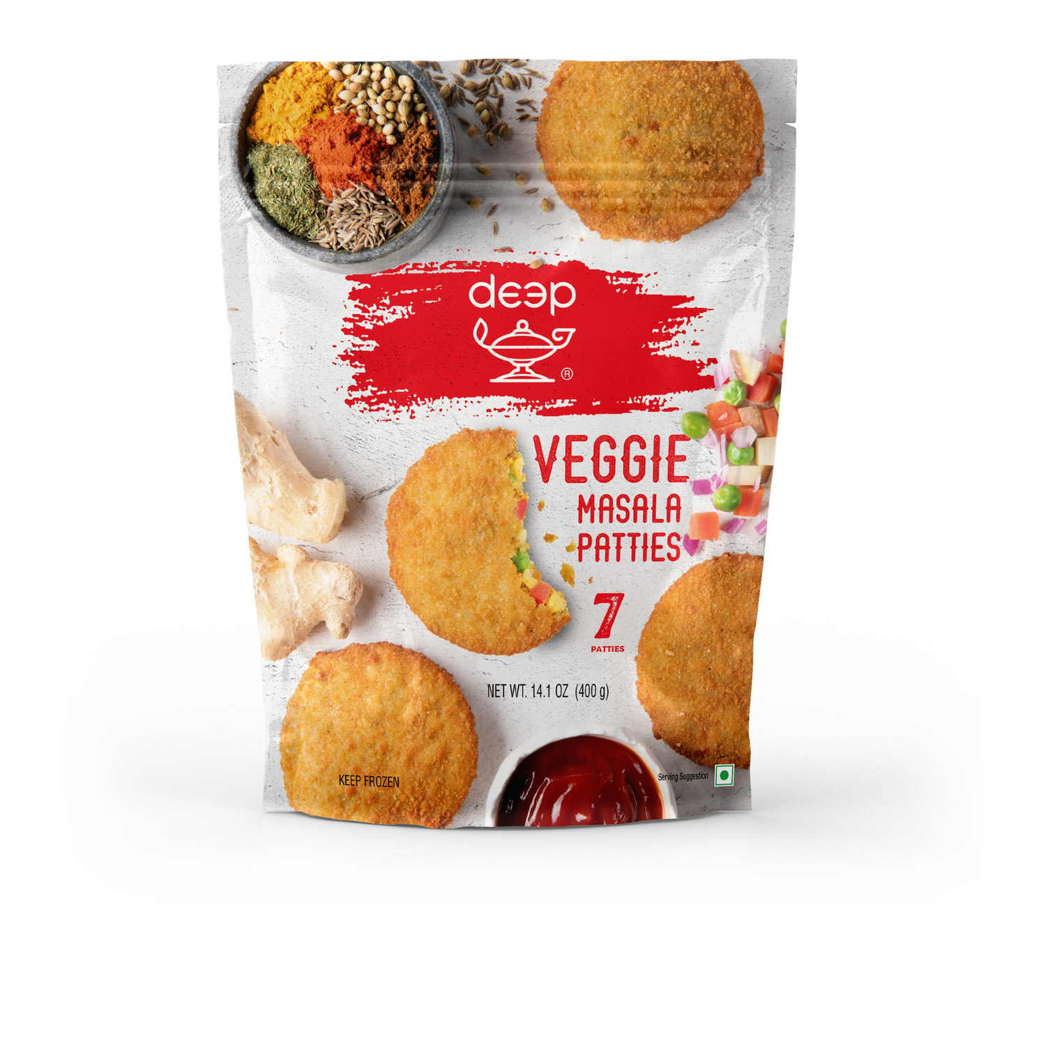 DEEP CASHEW BISCUITS 0.400KG X 18