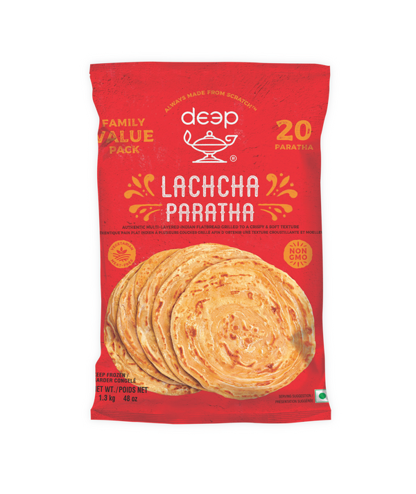 (BR12) DEEP LACHCHA PARATHA 0.340KG X 24