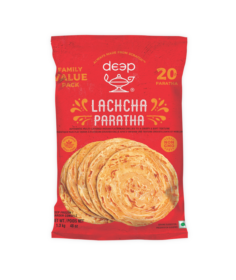 (BR12) DEEP LACHCHA PARATHA 0.340KG X 24