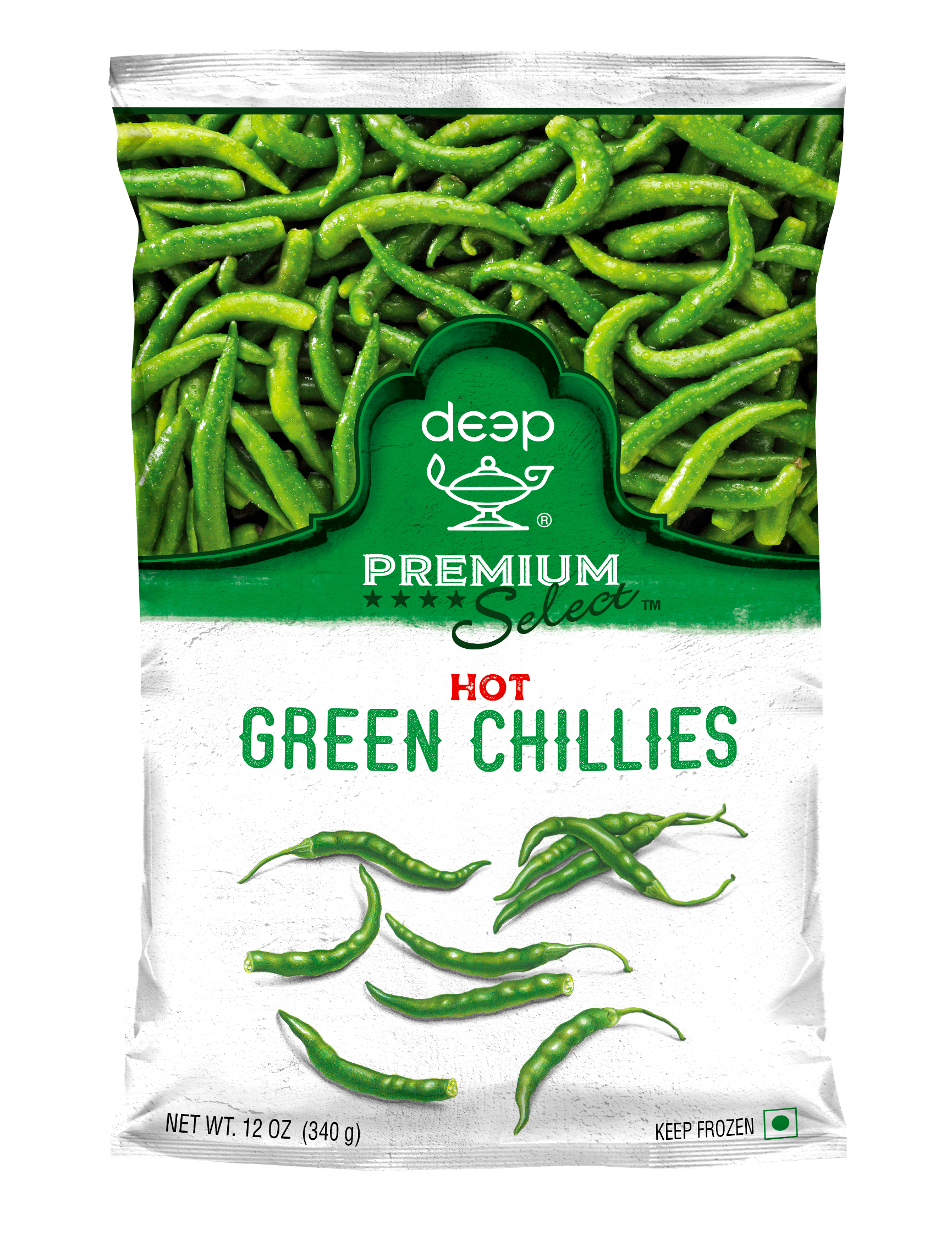(DIQ43) GREEN CHILLI (HOT) 0.340KG X 24