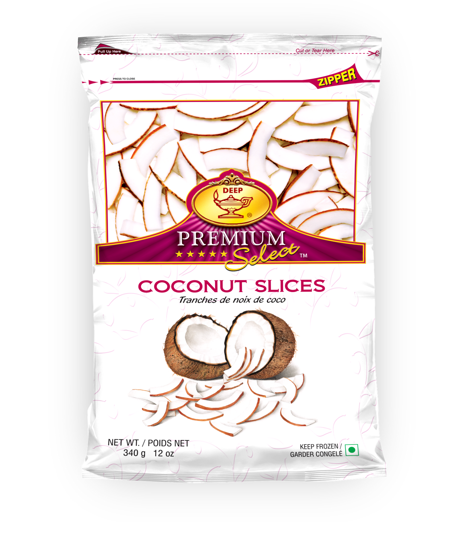 (DIQ77) COCONUT SLICE 0.340KG X 24