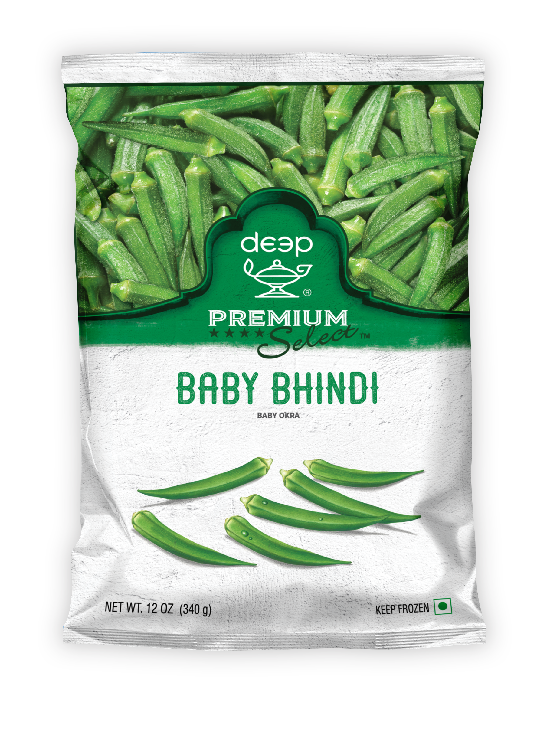 (DIQ11) BHINDI (BABY OKRA) 0.340KG X 24