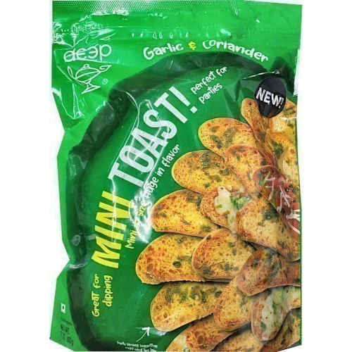 (BS50) GARLIC & CORIANDER MINI TOAST 0.200KG X 18