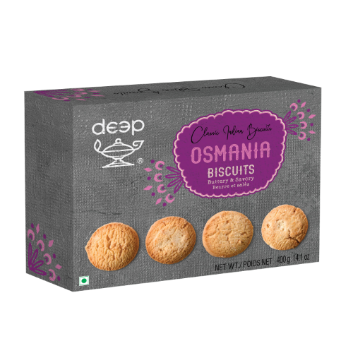 DEEP OSMANIA BISCUITS 0.400KG X 18