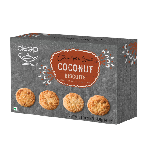 DEEP COCONUT BISCUITS 0.400KG X 18