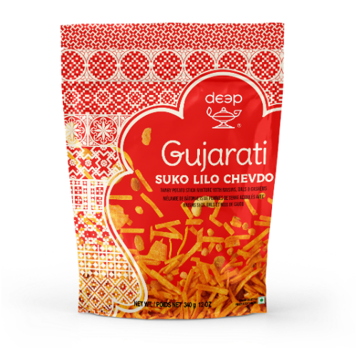 DEEP GUJARATI SUKO LILO CHEVDO 0.340KG X 15