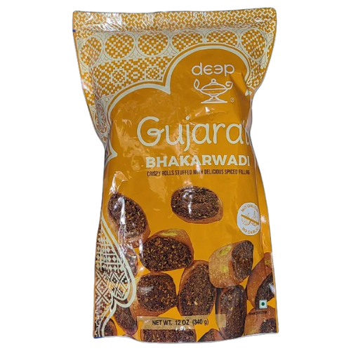 DEEP GUJARATI BHAKARWADI NO ONION & GARLIC 0.340KG X 15