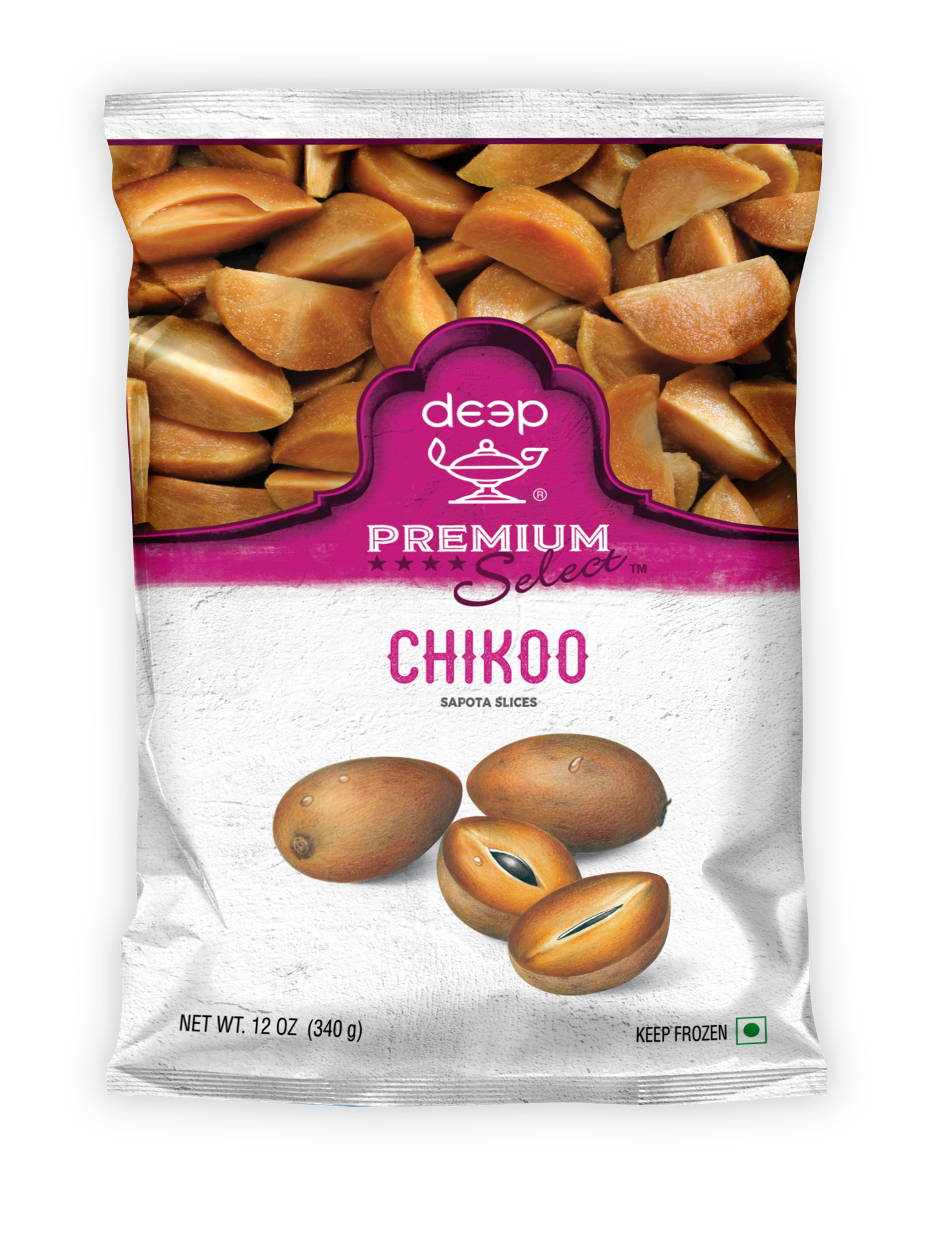 DEEP CHIKOO (SAPOTA SLICES) 0.340KG X 24