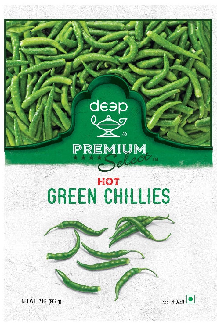 (DIQ56) GREEN CHILLI (HOT) 0.907KG X 12