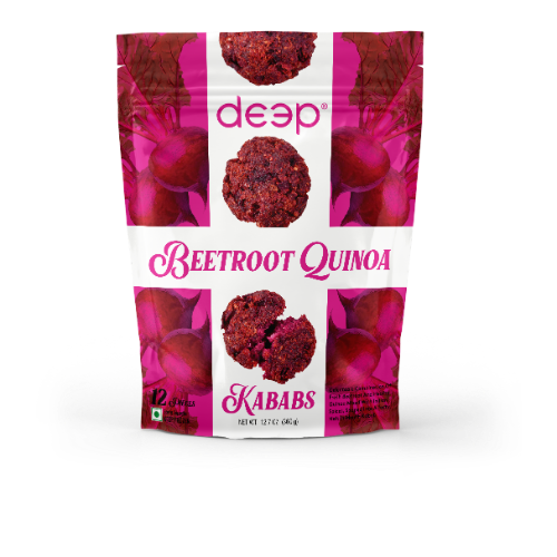 DEEP QUINOA KEBAB BEETROOT 0.360KG X 18