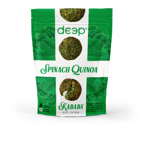 DEEP QUINOA KEBAB SPINACH 0.320KG X 18