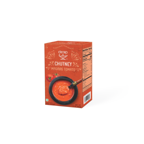 DEEP MADRAS TOMATO CHUTNEY 0.283KG X 12