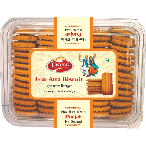 UNCLE GUR ATTA BISCUIT 0.700KG X 12