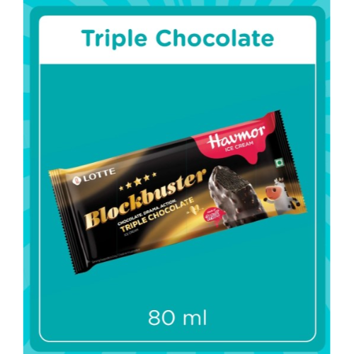 Havmor Triple Chocolate (Blockbuster) 80ML X 8