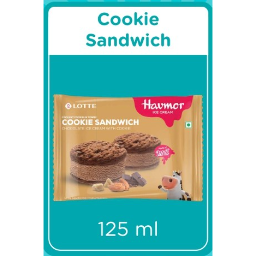 Havmor Cookie Sandwhich Ice Cream 90ML X 12
