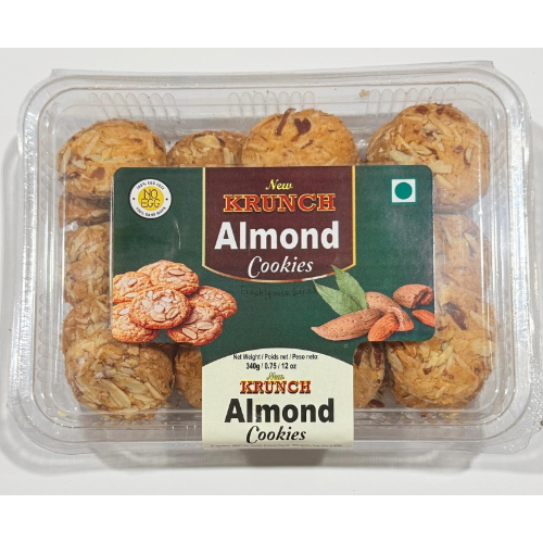 NEW KRUNCH ALMOND COOKIES 0.340KG X 24