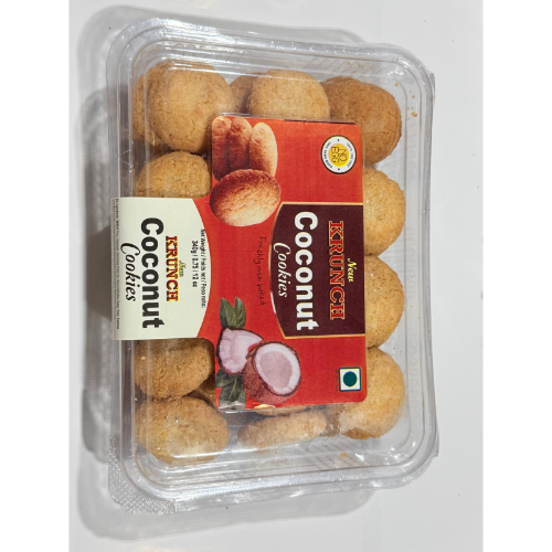 NEW KRUNCH COCONUT COOKIES 0.340KG X 24