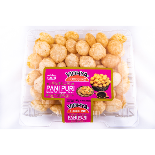 NEW KRUNCH PANI PURI TRAY (75PCS) 0.260KG X 6