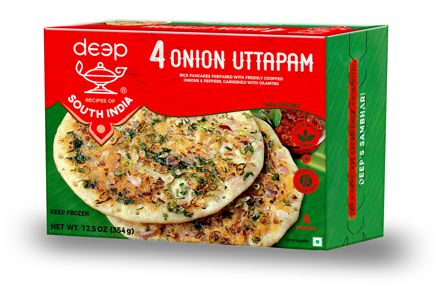 (UTT) UDUPI ONION UTTAPAM 0.354KG X 12