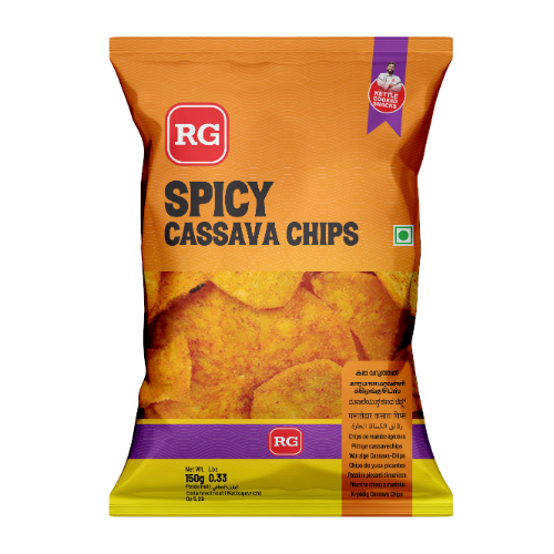 RG SPICY CASSAVA CHIPS 0.150KG X 30