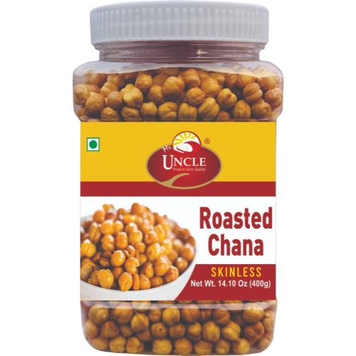 UNCLE ROASTED CHANA SKINLESS 0.400KG X 20