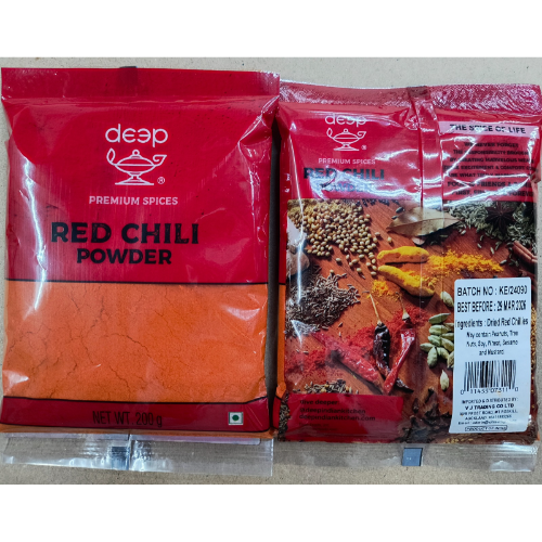 DEEP RED CHILLI POWDER 0.200KG X 20