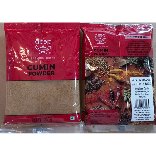 DEEP CUMIN POWDER 0.200KG X 20