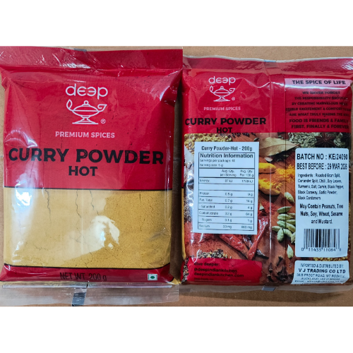 DEEP CURRY POWDER HOT 0.200KG X 20